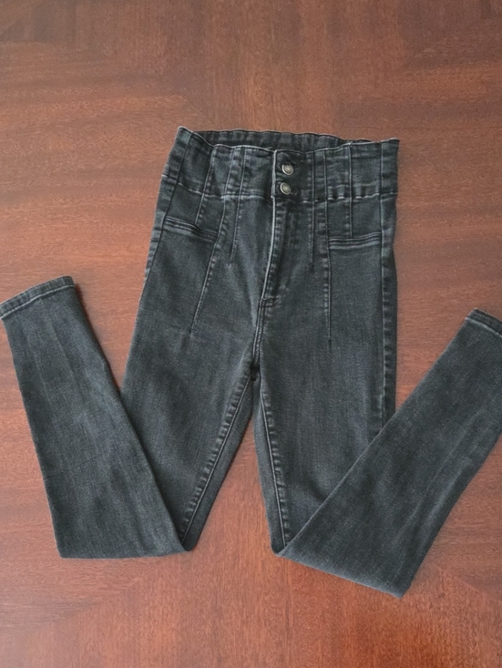 Free People Denim - Free People Black High-Rise Waist Jeggings